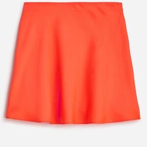 J. crew silky satin skirt